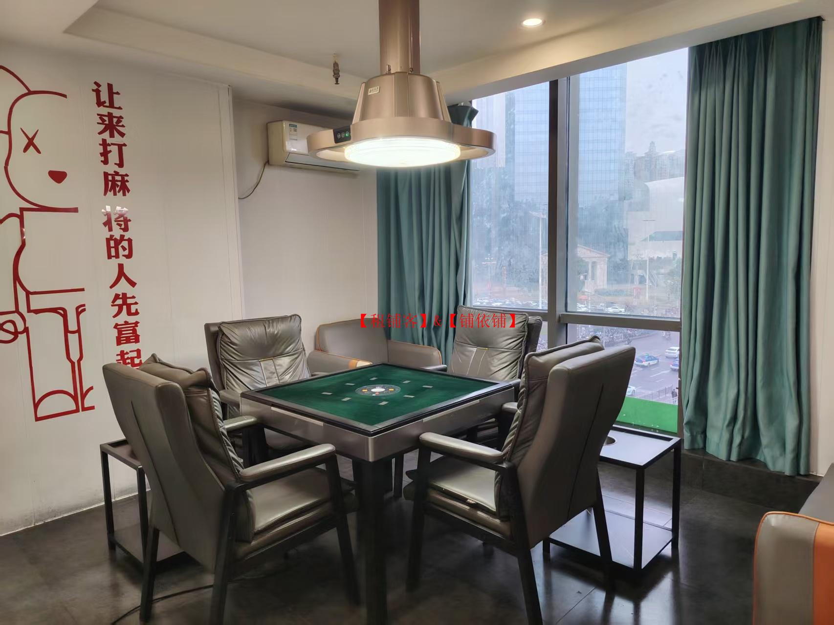 兰花广场二楼300平精装修棋牌会所整体转让